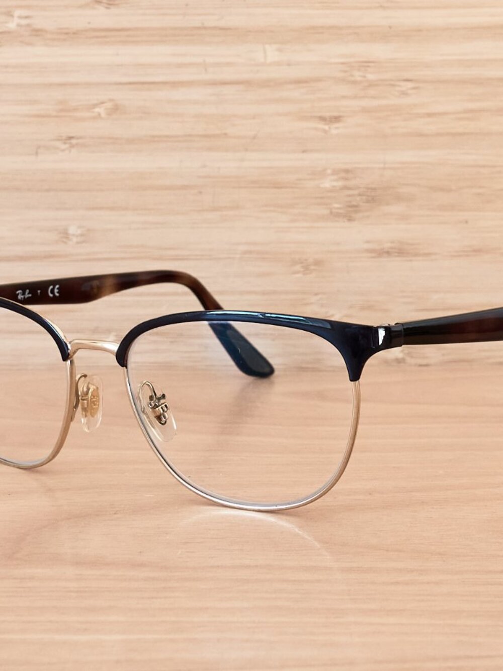 Ray-Ban RB6419I Eyeglasses Gold Havana Metal Frame 53-17-145